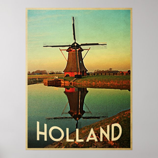 Holland Windmill Poster (Vorne)