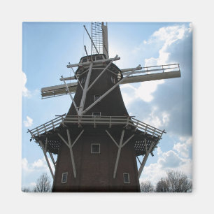 Holland Windmill Silhouette Kühlschrankmagnet Magnet