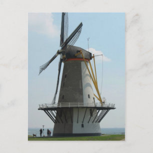 Holland-Windmühle in Zeeland, die Niederlande Postkarte