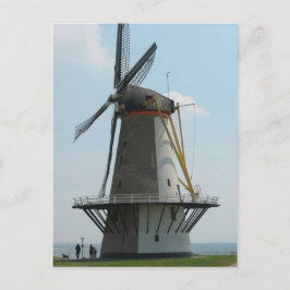 Holland-Windmühle in Zeeland, die Niederlande Postkarte