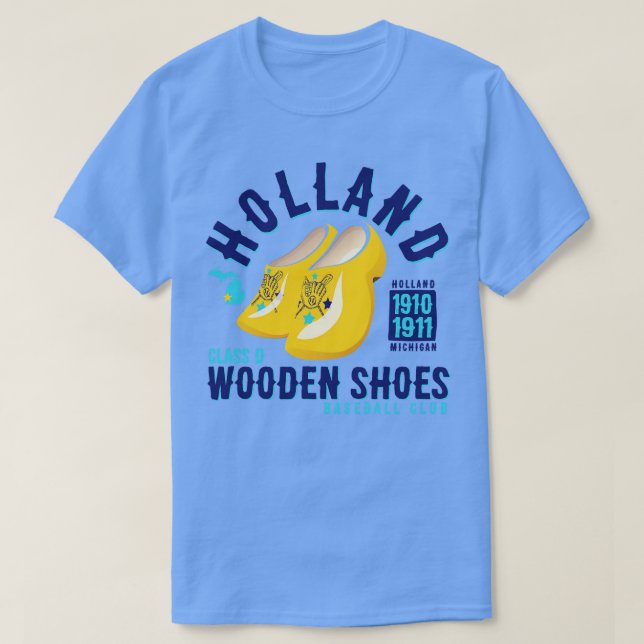 Holland Wooden Shoes T-Shirt (Design vorne)