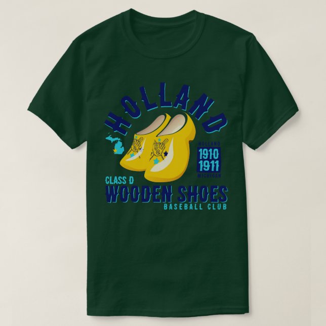 Holland Wooden Shoes T-Shirt (Design vorne)