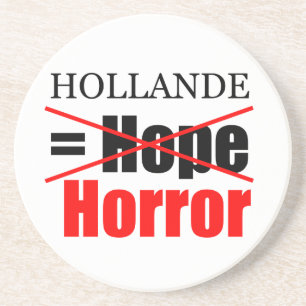Hollande Not Hope = Horror - Rundgang Untersetzer