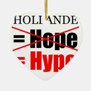 Hollande Not Hope = Hype !!!!!! Keramikornament