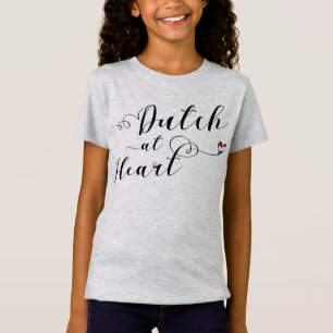 Holländer am Herz-T-Shirt, niederländische Flagg T-Shirt