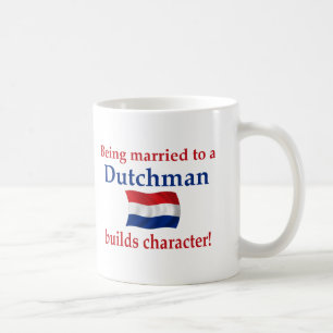 Holländer errichtet Charakter Tasse