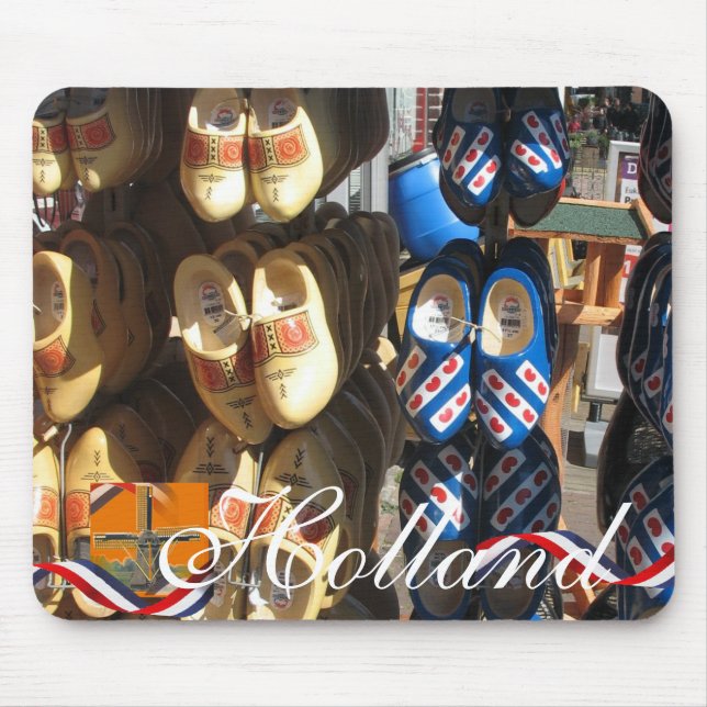 Holländer verstopft Holland-Text-Andenken Mousepad (Vorne)