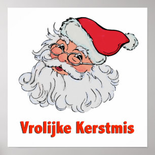 Holländer Weihnachtsmann Poster