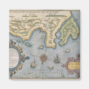 Holländergeschäftskarte der Ostsee Magnet