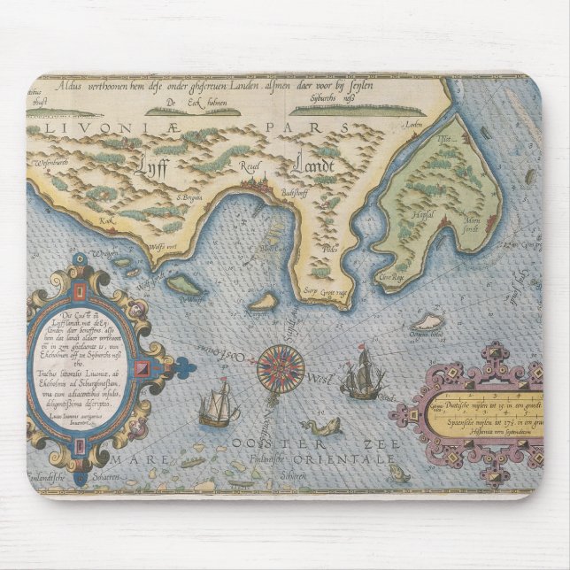 Holländergeschäftskarte der Ostsee Mousepad (Vorne)