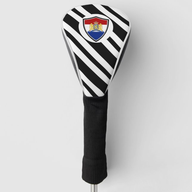 Holländische Fahnenwappen Golf Headcover (Vorderseite)