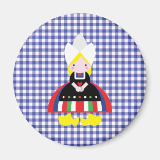 Holländische Frau Magnet