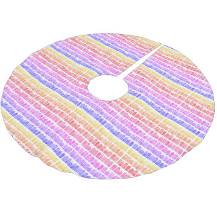 Holländische Häuser Amsterdam Farbenfrohe Wasserfa Polyester Weihnachtsbaumdecke