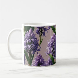 Holländische Hyacinth-Lila-Blumen Kaffeetasse