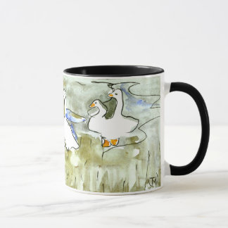 Holländische Jugendherbergen und Gänse Tasse