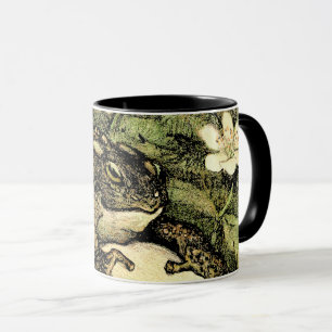 Holländische Jugendstil-Toad und Dogwood Tasse