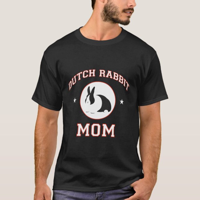 Holländische Kaninchen-Mama T-Shirt (Vorderseite)