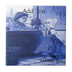 Holländische Kids Blume Tile, Niederländisch Look, Fliese