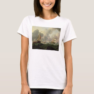 Holländische Pinks und eine britische Frigation in T-Shirt
