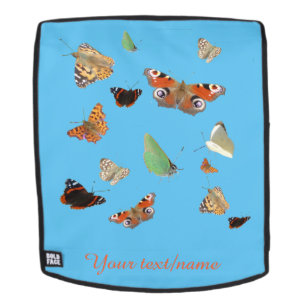 Holländische Schmetterlinge anpassbare Backbackfac Rucksack