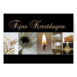 holländische schwarze Gold-Weihnachtskollage