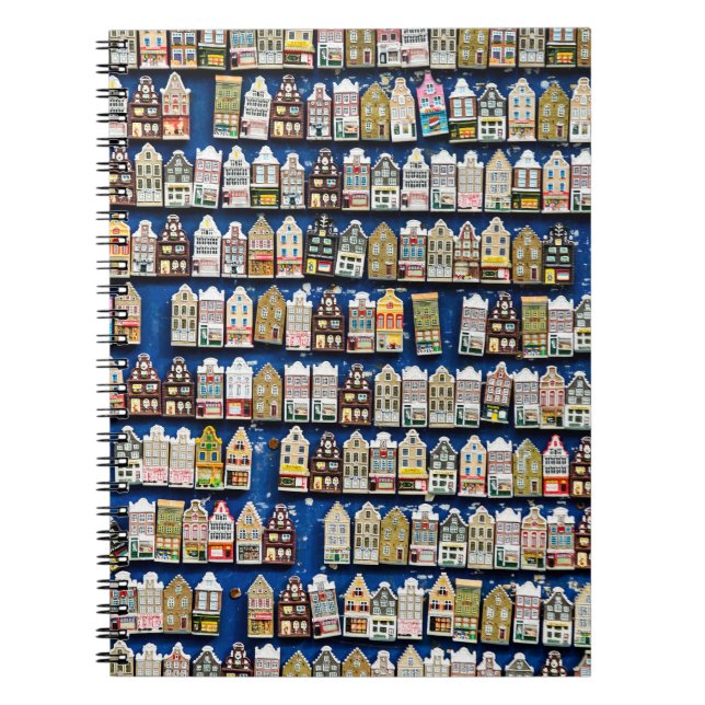 Holländische Souvenirs, Amsterdamer Straßenszene. Notizblock (Vorderseite)