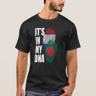 Holländische und Bangladesch-DNA-Kennzeichnung T-Shirt