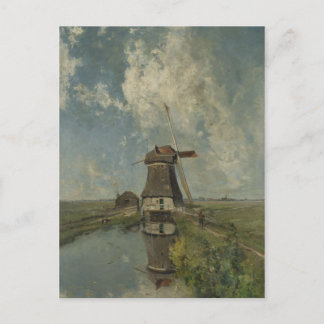 Holländische Windmühle auf dem Polgeweg Paul Gabri Postkarte