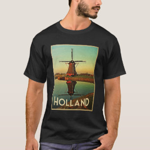 Holländische Windmühle T-Shirt