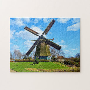Holländische Windmühle Windmühle Historische Windm Puzzle