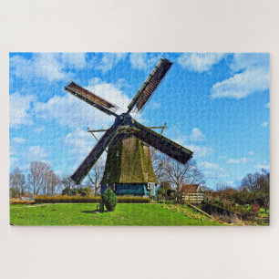 Holländische Windmühle Windmühle Historische Windm Puzzle