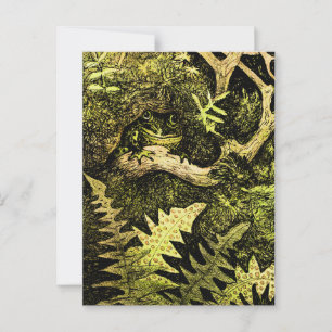 Holländischer Jugendfrosch in Tree Postkarte