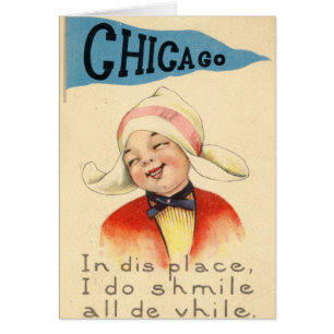 Holländisches Mädchen lächelnd in Chicago 1917 Vin