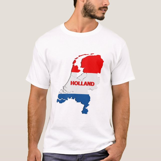Hollandkarte T-Shirt (Vorderseite)