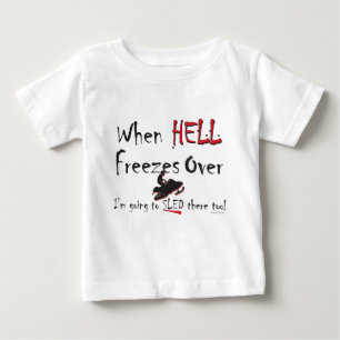 HÖLLE-GEFriert-auf-Asche-[Conver Baby T-shirt