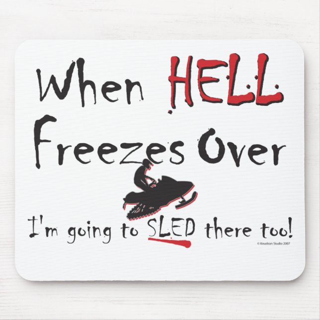 HÖLLE-GEFriert-auf-Asche-[Conver Mousepad (Vorne)