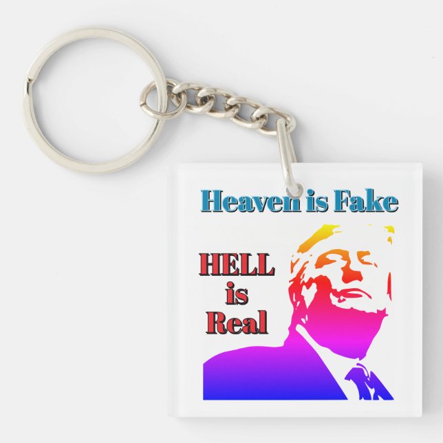 Hölle ist realer Schlüsselanhänger (Vorderseite)