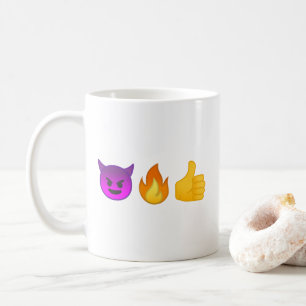 Hölle ja!  Personalized Emoji Kaffee-Tasse Kaffeetasse