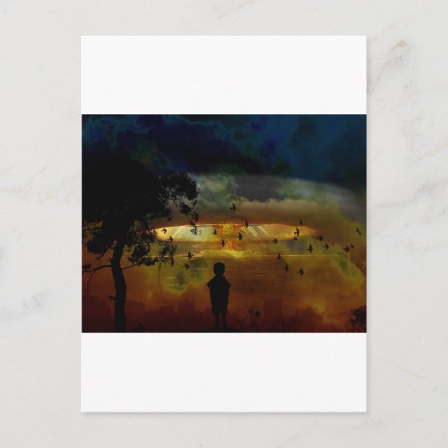 Hölle sehen postkarte (Vorderseite)