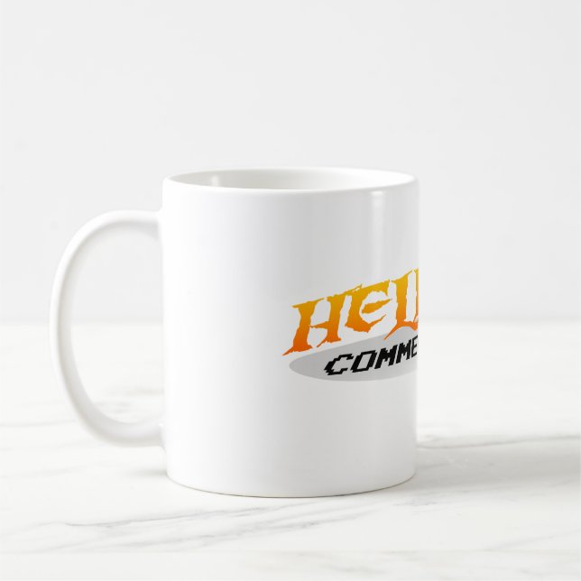 HÖLLEN-FEUER-KOMMENTAR-TASSE TASSE (Links)