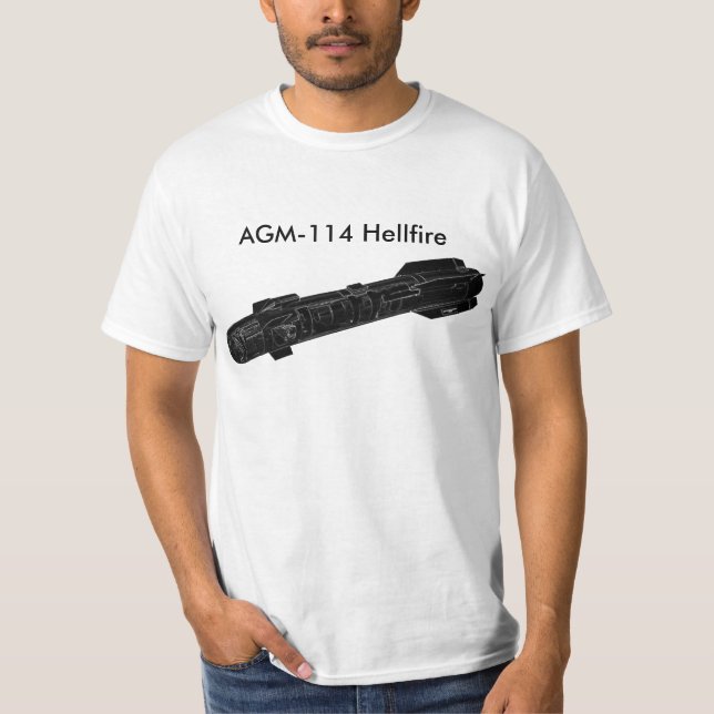 Höllenfeuer AGM-114 T-Shirt (Vorderseite)