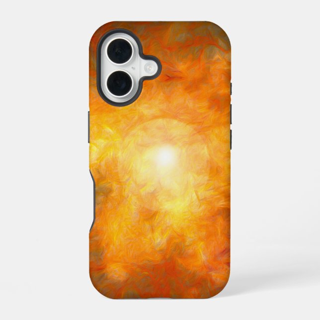 Höllenfeuer iPhone 16 Hülle (Rückseite)