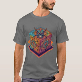 Höllengeometrische Cube T-Shirt