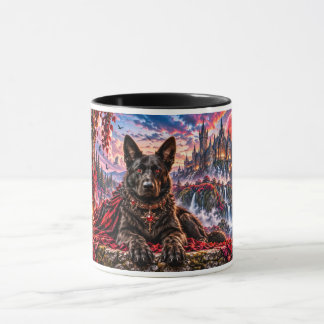 Höllenhunds Königreich – Gothic Schäferhund Tasse