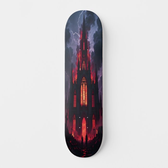 Höllenkathedrale Edition 1 Skateboard (Vorderseite)