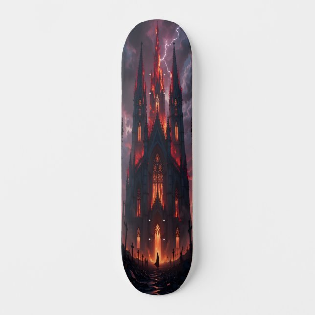 Höllenkathedrale Edition 2 Skateboard (Vorderseite)