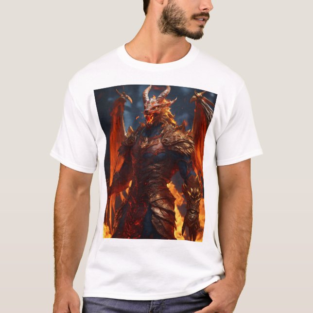 HöllenPhoenix von Emberveil T-Shirt (Vorderseite)