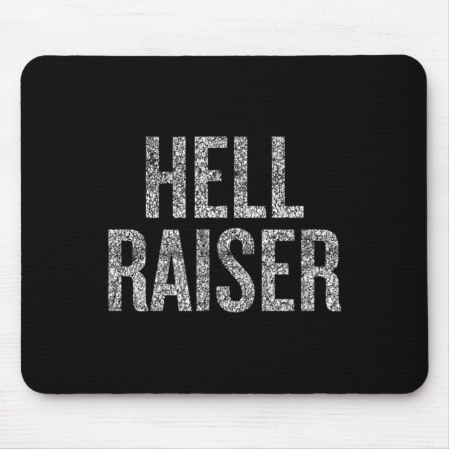 Höllenverursacher Lustiger Halloween-Spruch Mousepad (Vorne)