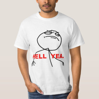 Hölleyea-Raserei-Gesicht Meme T-Shirt