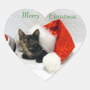 Holleys Weihnachten - Katze / Kitten Stickers